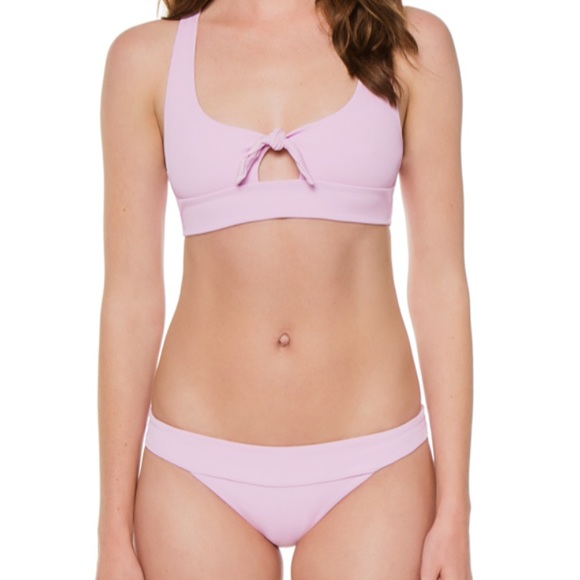 L SPACE Tara Keyhole Racerback Bikini Top - Picture 2 of 6